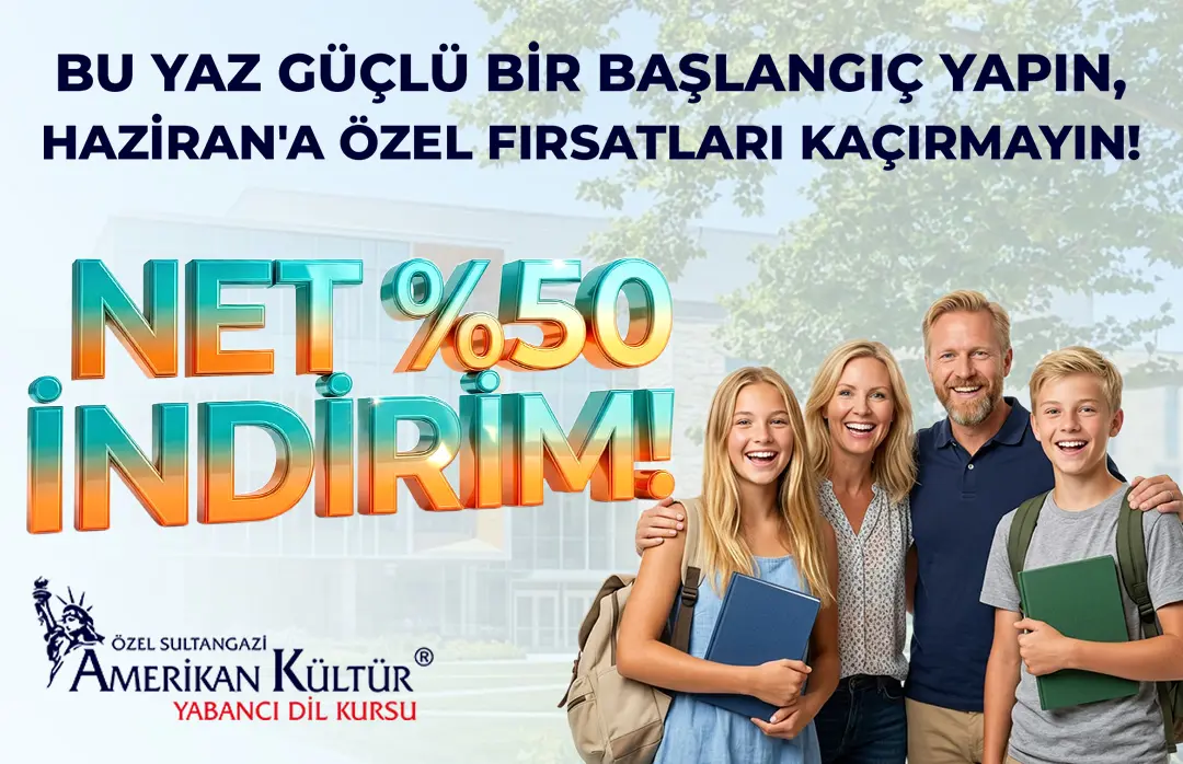 Haziran'a Özel Fırsatları Kaçırmayın! Net %50 İndirim!